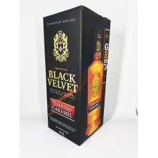 Виски Блек Вельвет Карамель 2 литра(black velvet caramel 2l) тетрапак